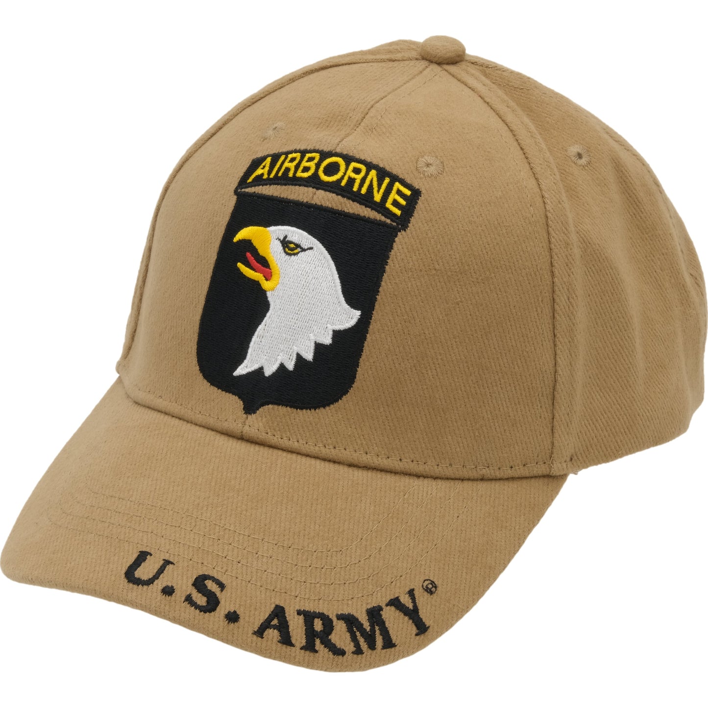 U.S. Army 101st Airborne "Screaming Eagles" Tan Cap