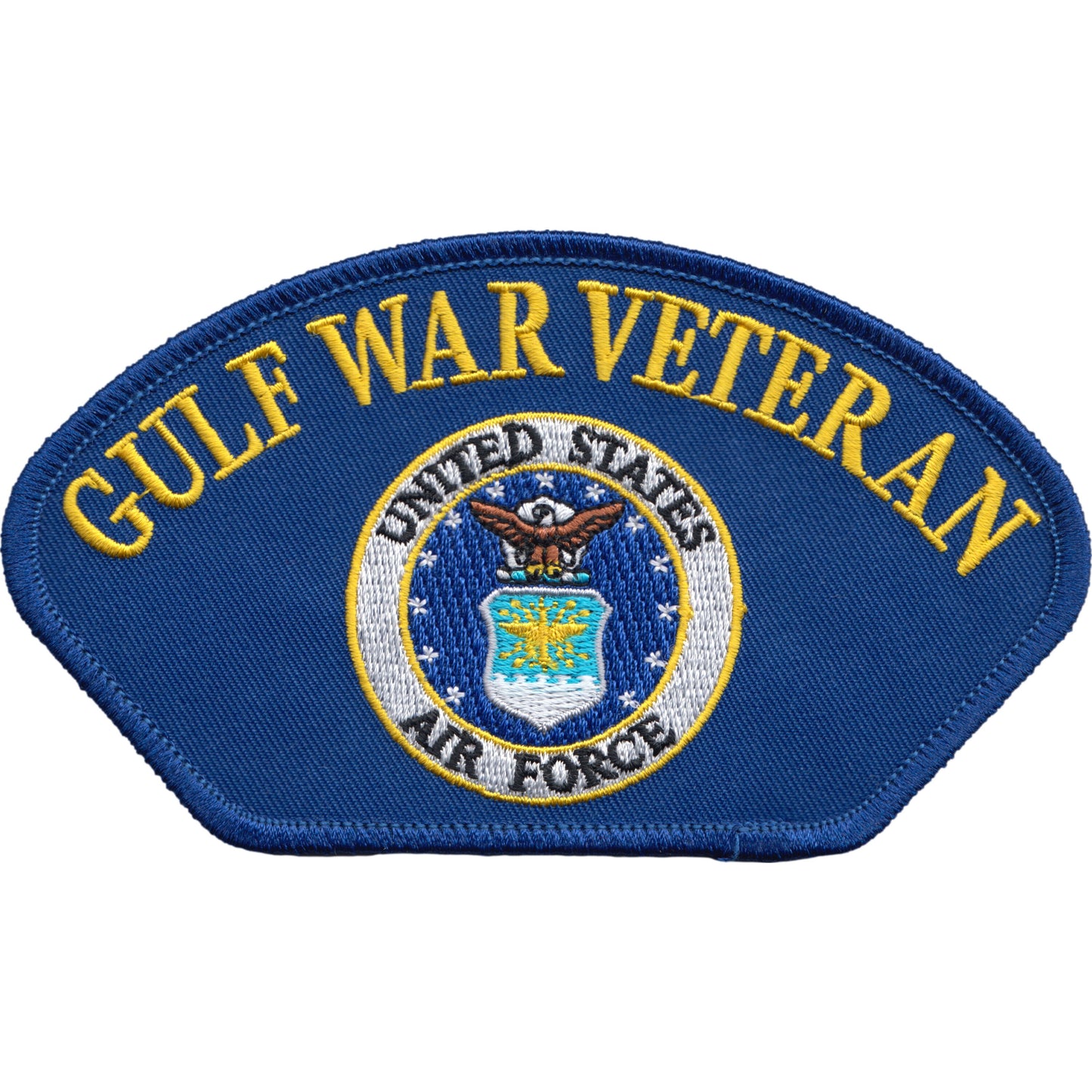 U.S. Air Force Gulf War Veteran Blue Hat Patch 2 3/4"