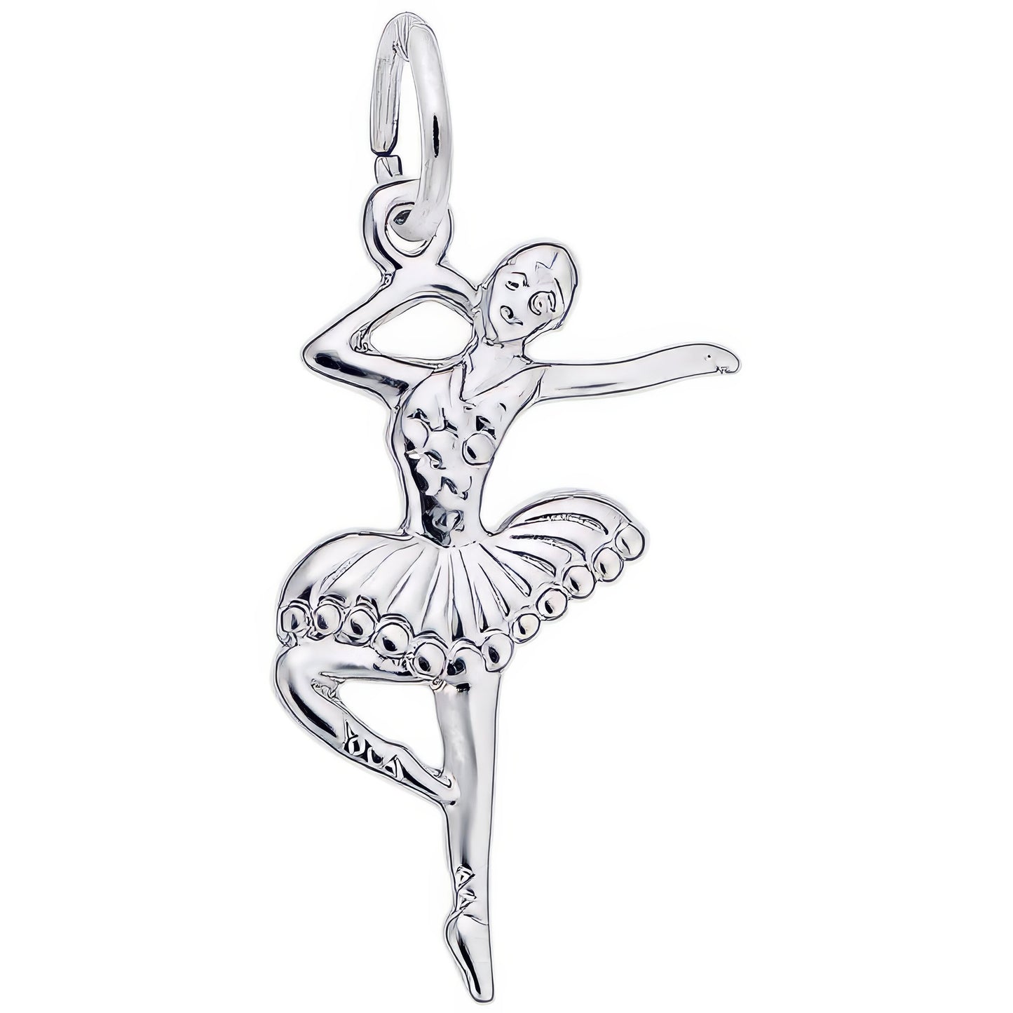 Charms Sterling Silver Ballet Dancer with Tutu Charm