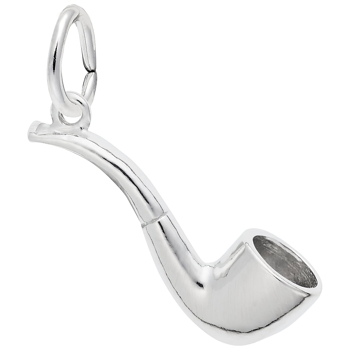 Pipe Charm - Metal - Sterling Silver