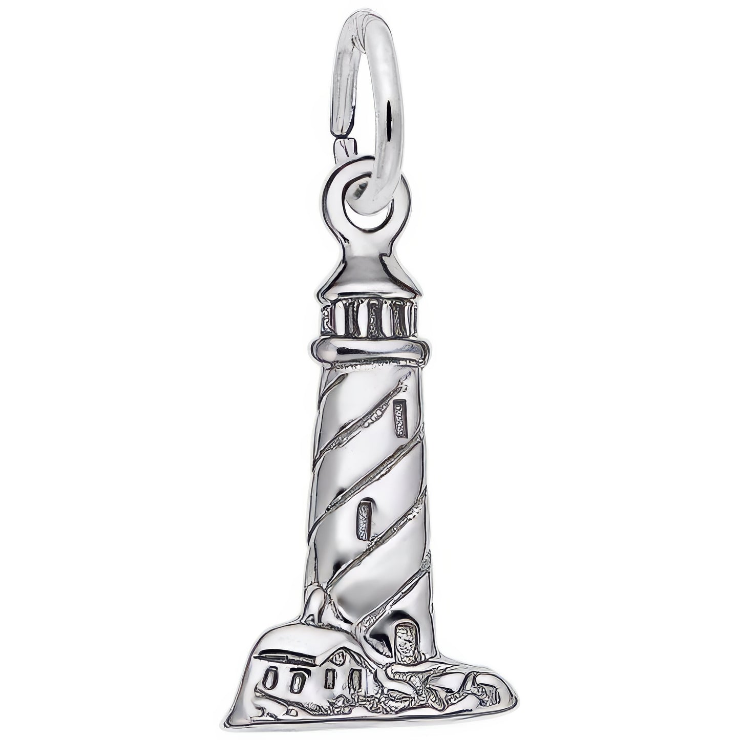 Charms Sterling Silver Coastal Lighthouse Charm