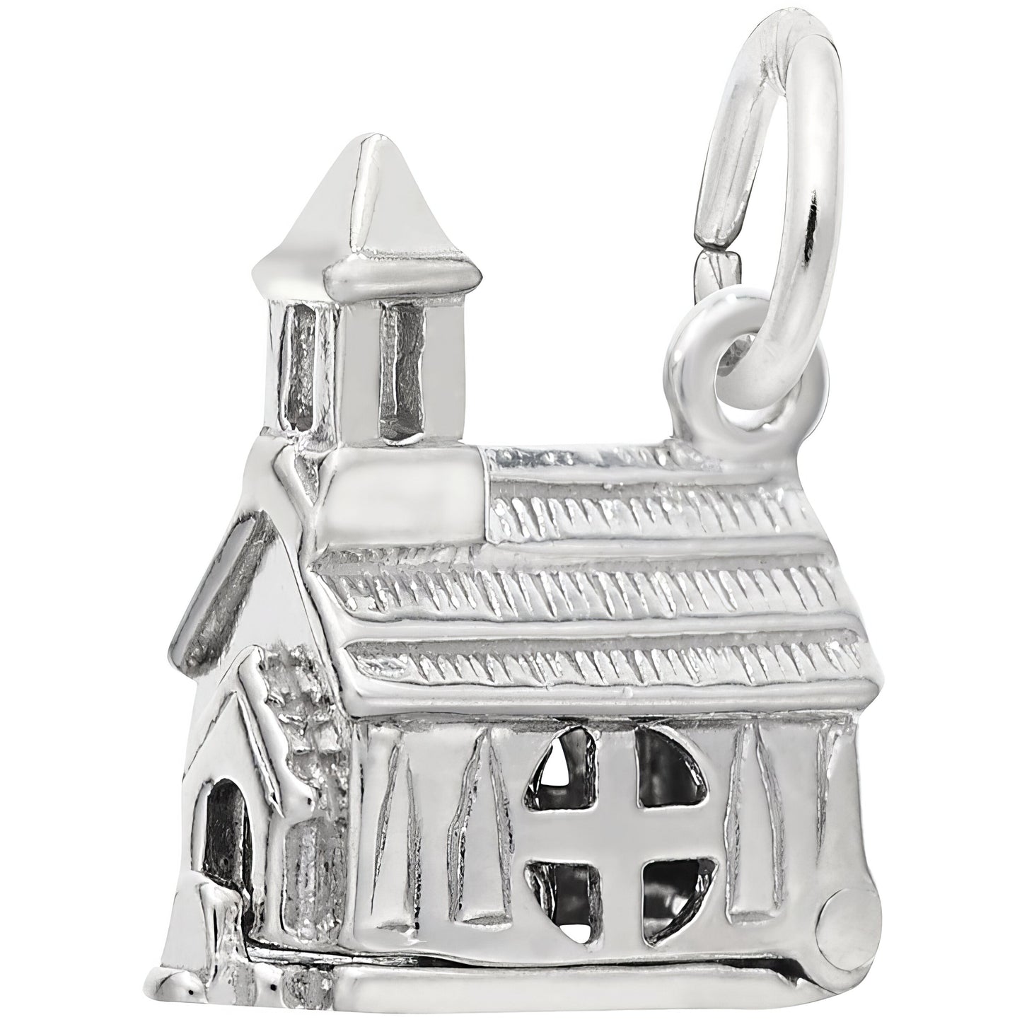 Sterling Silver Opening Church Movable Charm