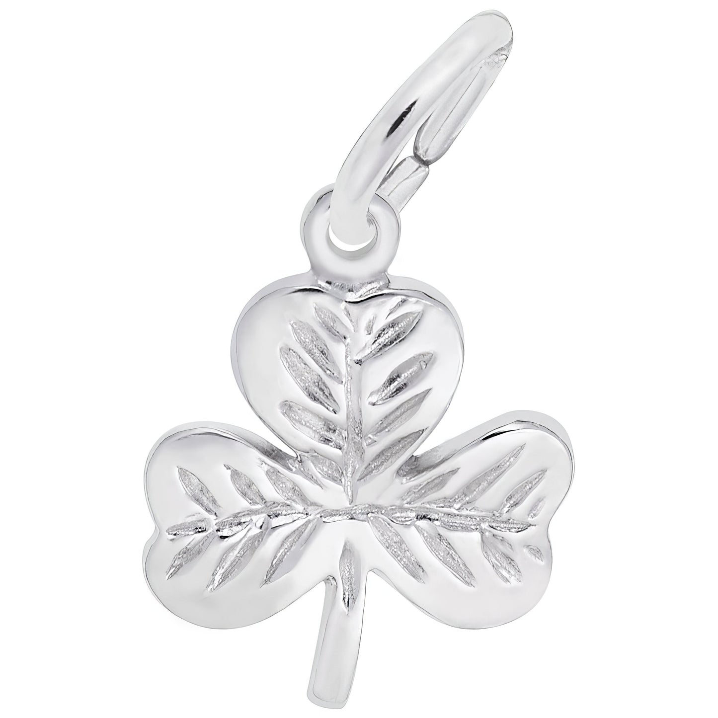 Shamrock Charm - Metal - Sterling Silver