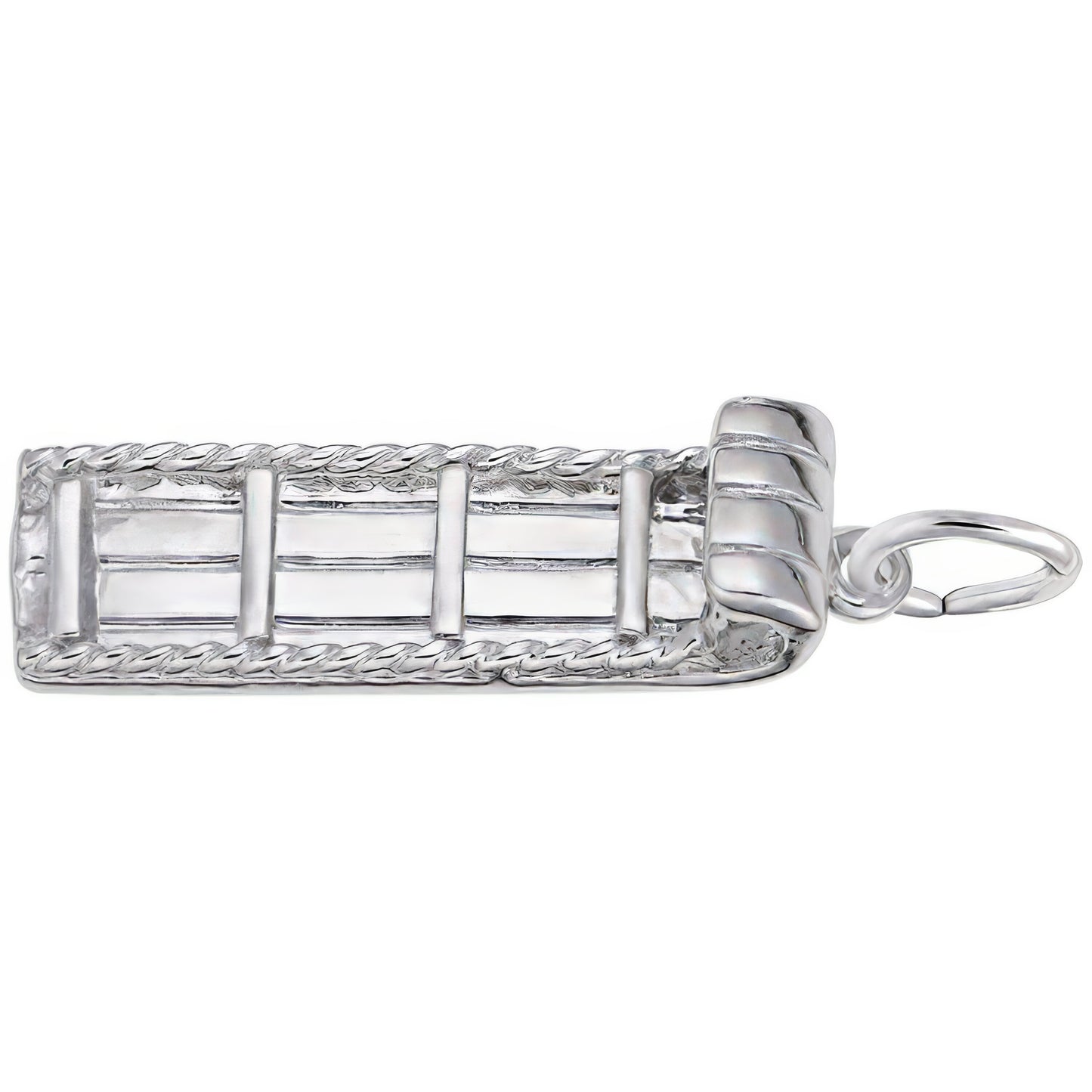 Toboggan Charm - Metal - Sterling Silver