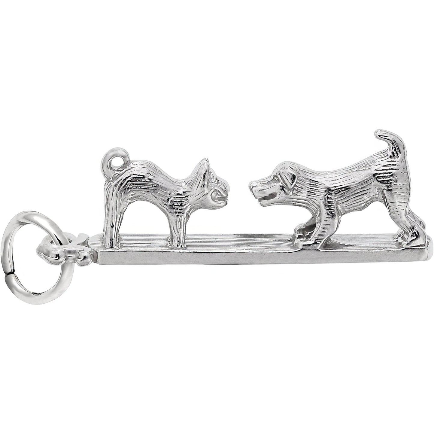 Pet Lover Charm - Metal - Sterling Silver