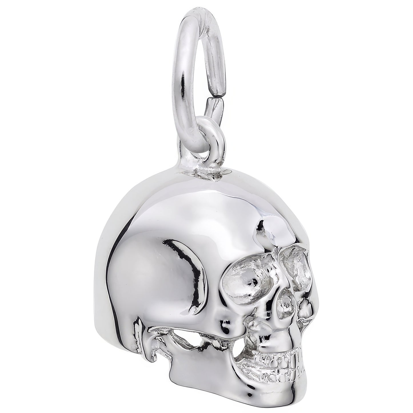 Charms Sterling Silver Skull Charm