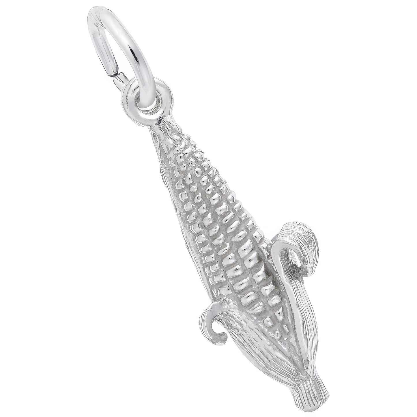 Corn Charm - Metal - Sterling Silver