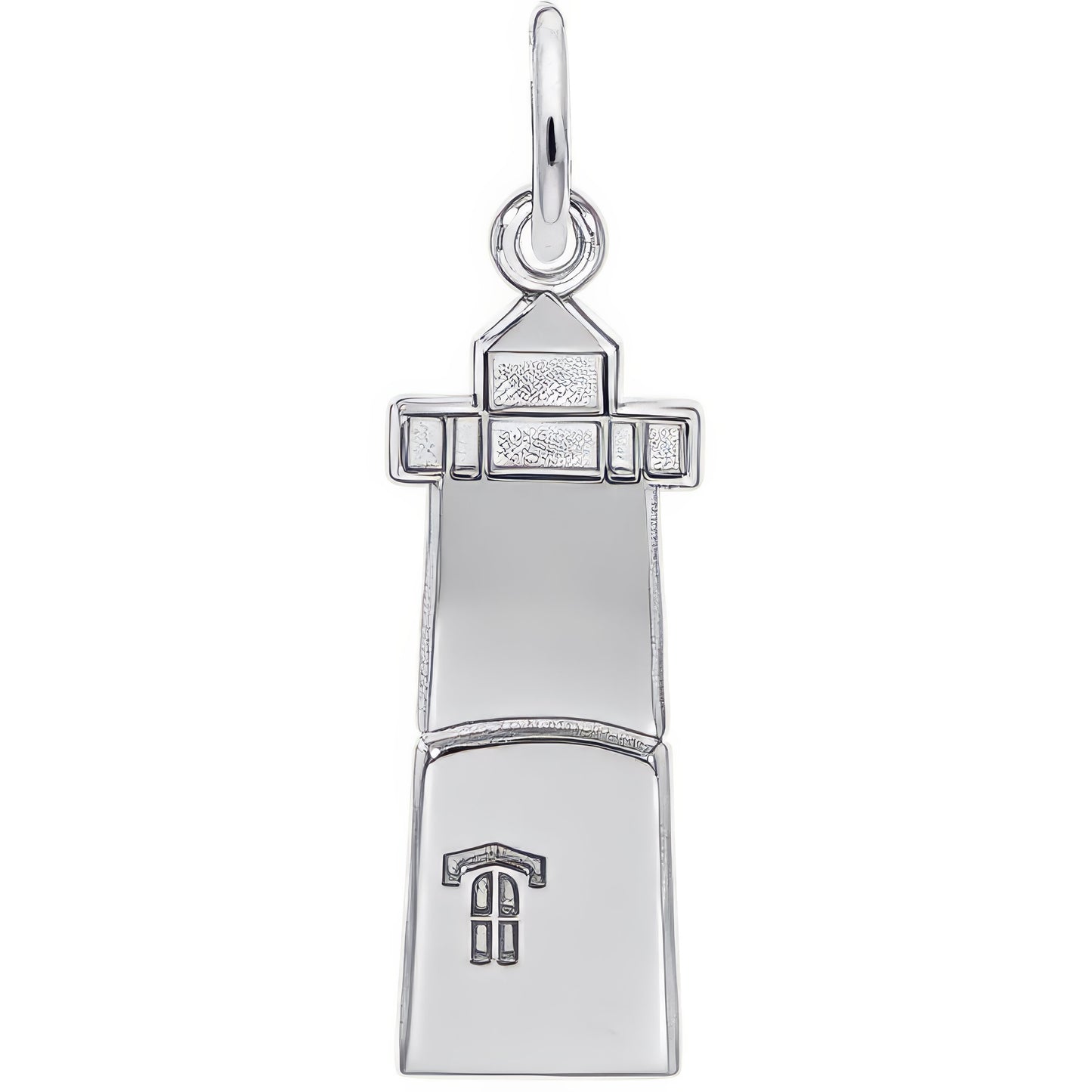 Sterling Silver Lighthouse Charm - 26mm x 9mm