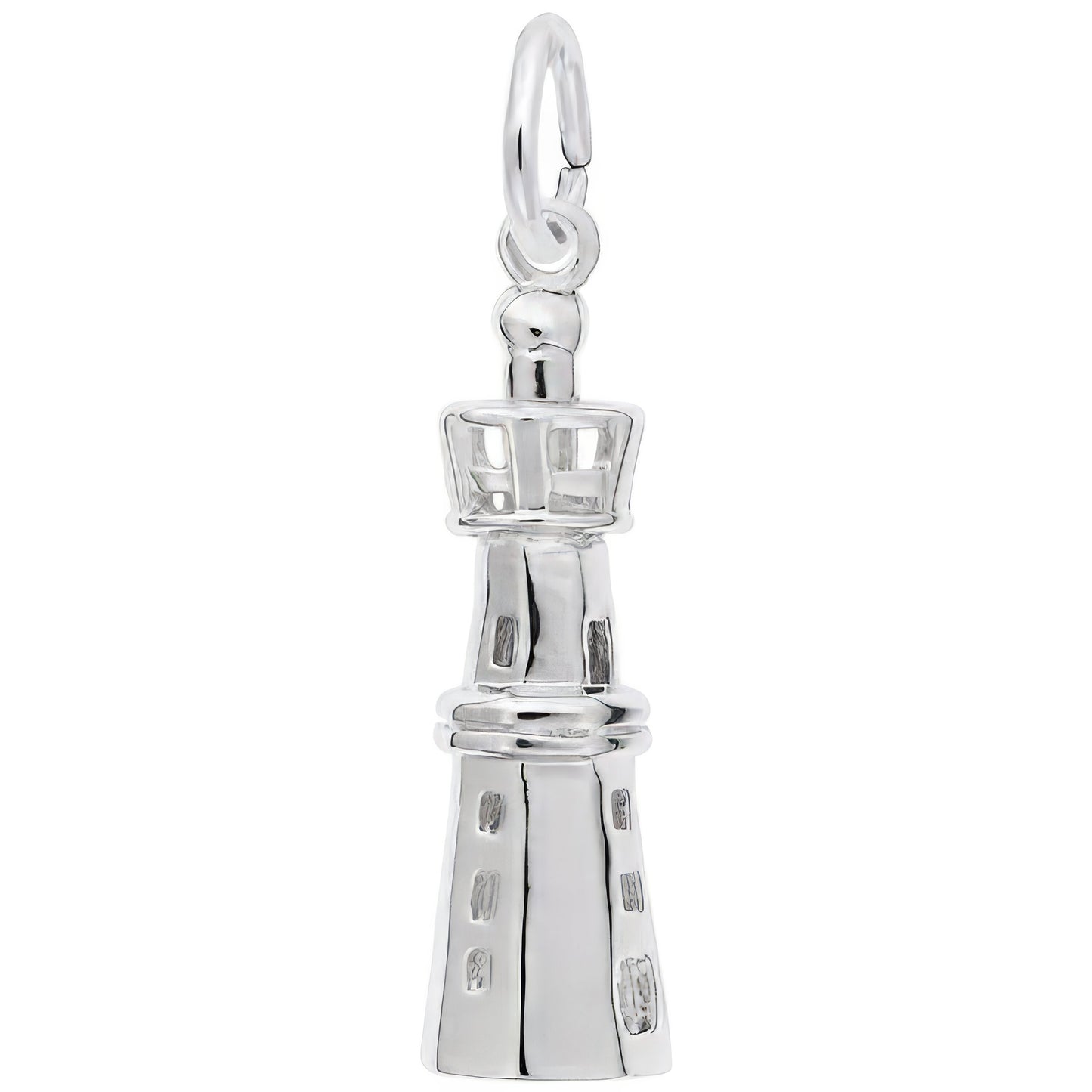 Harbour Lighthouse Charm - Metal - Sterling Silver