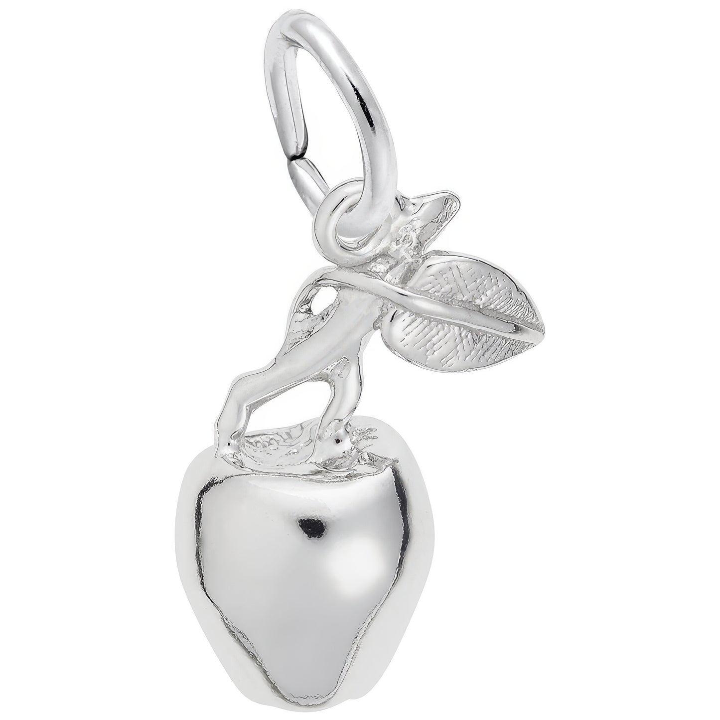 Charms Sterling Silver Apple Charm