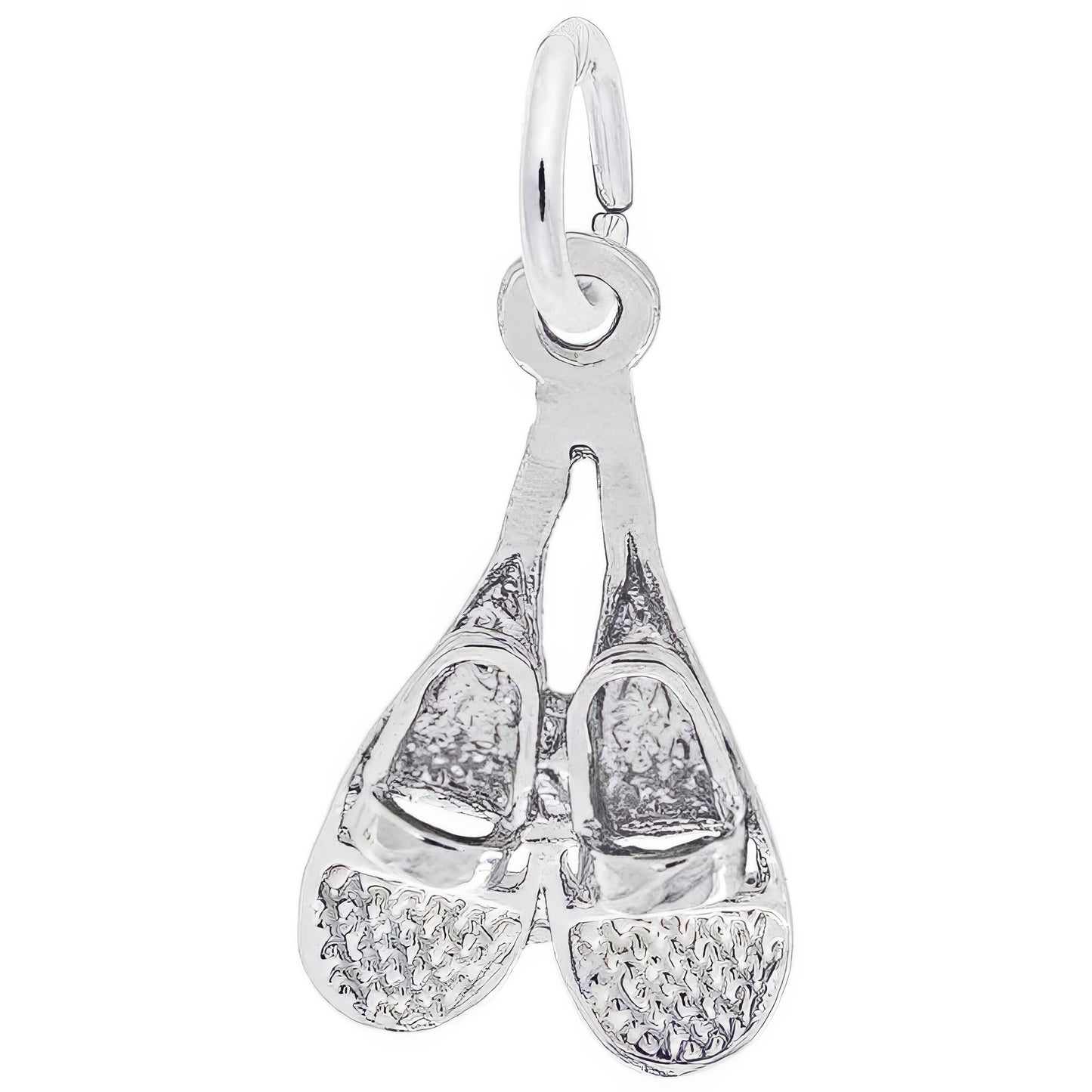 Snowshoes Charm, Sterling Silver