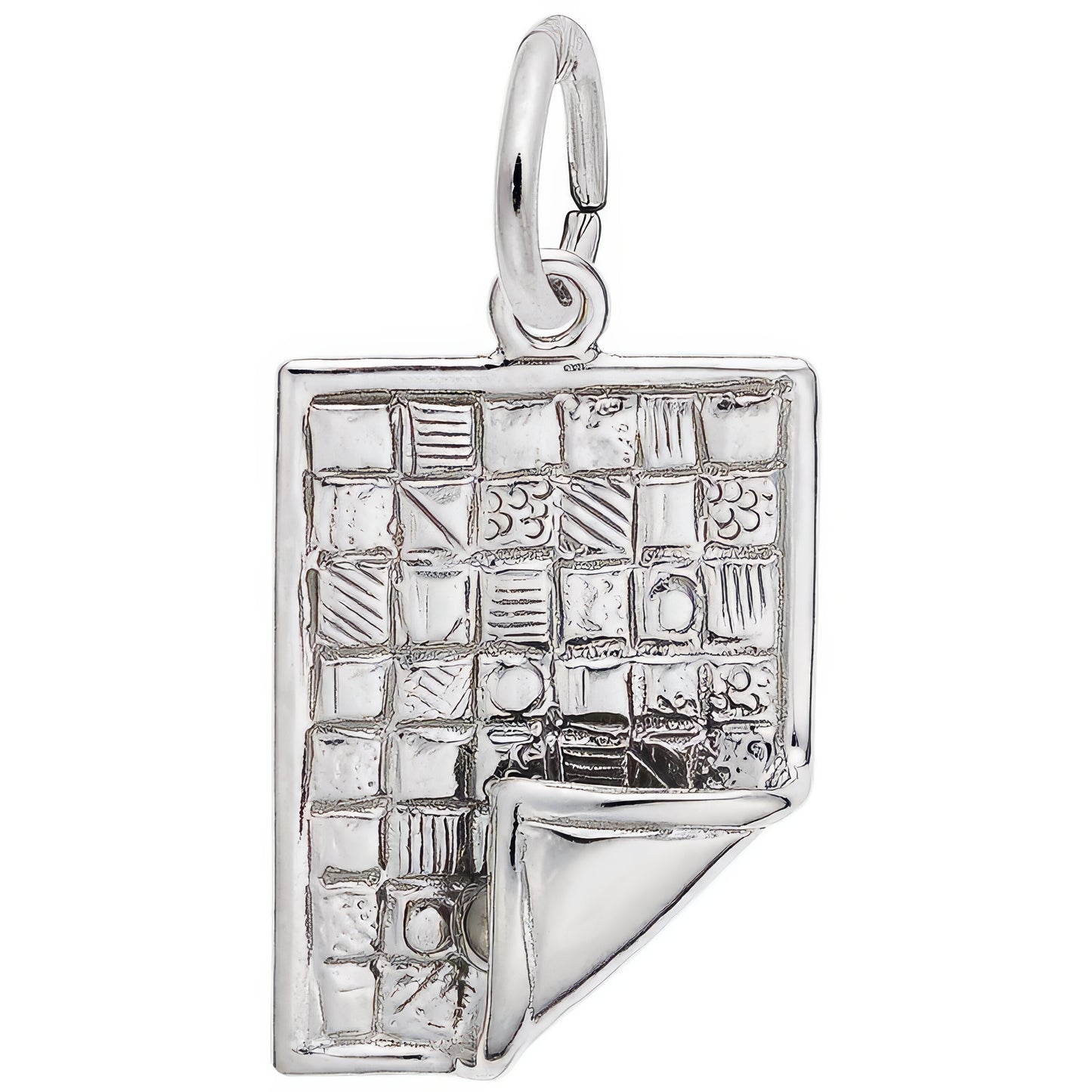 Quilt Charm - Metal - Sterling Silver