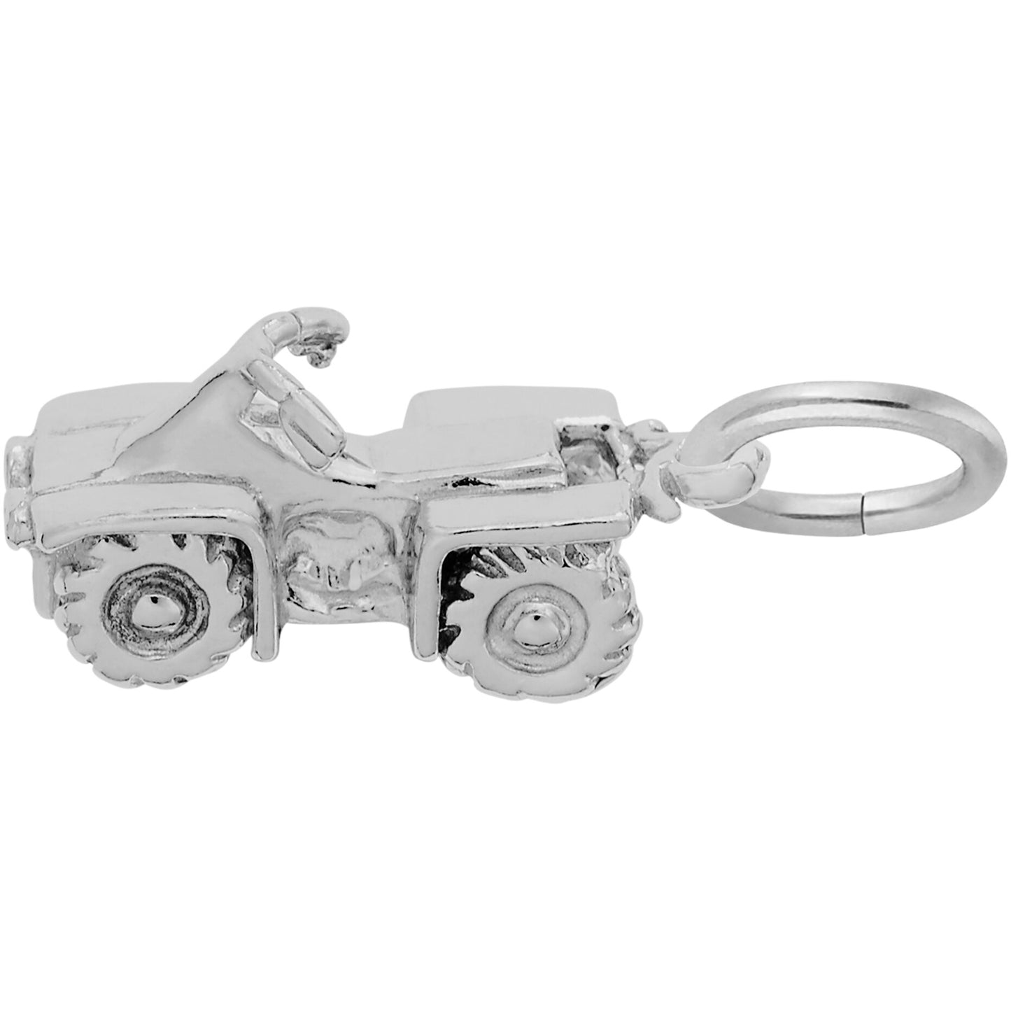 ATV Charm - Metal - Sterling Silver