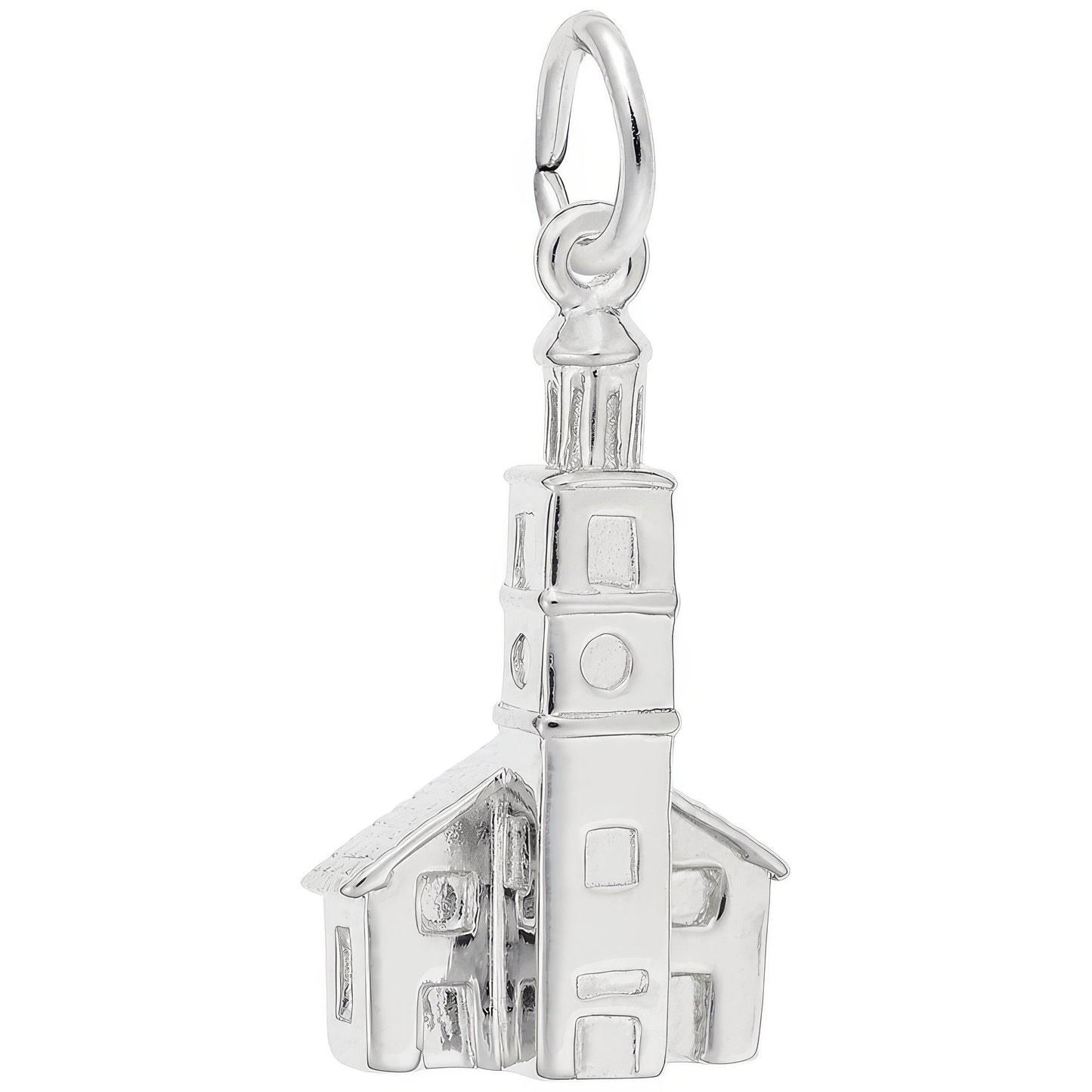 St. Johns Church Charm - Metal - Sterling Silver