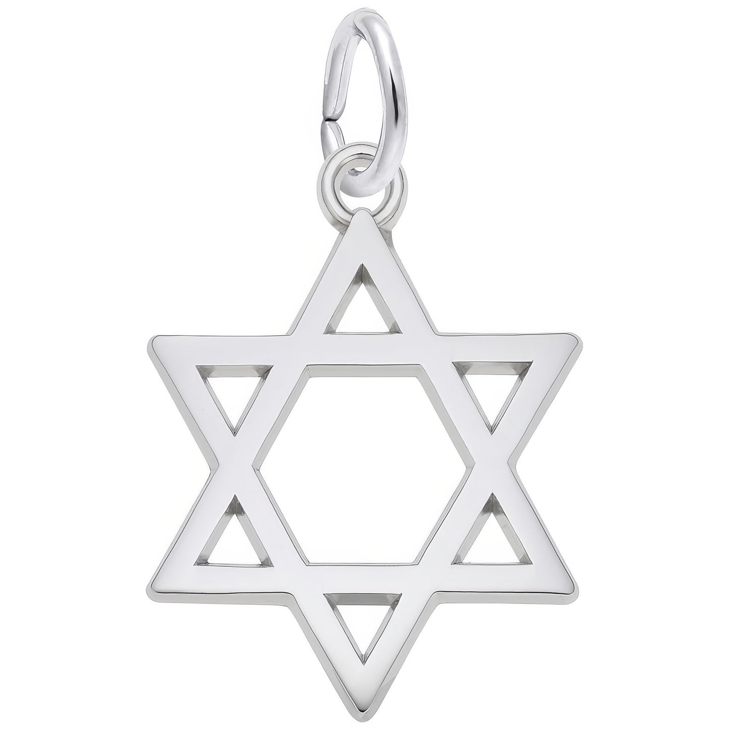 Sterling Silver Star of David Charm