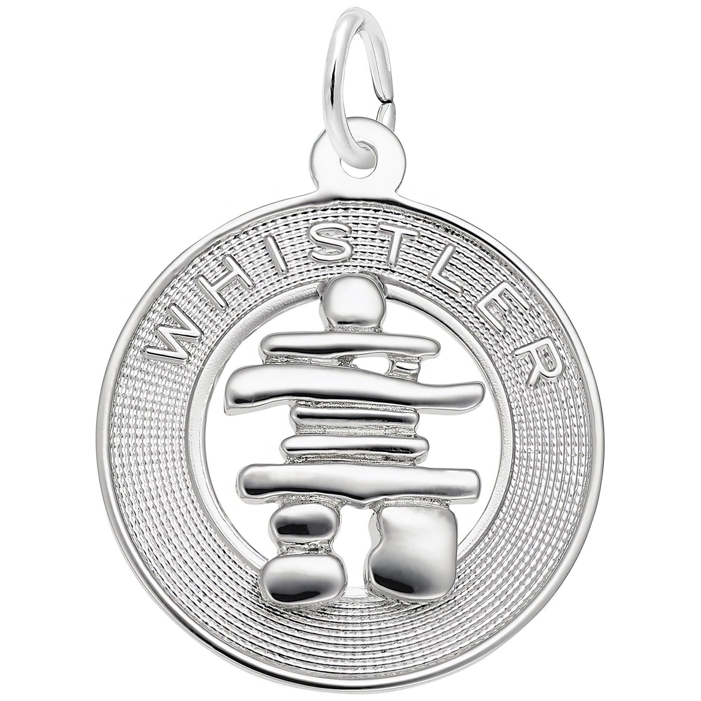 Whistler Inukshuk Ring Charm - Metal - Sterling Silver