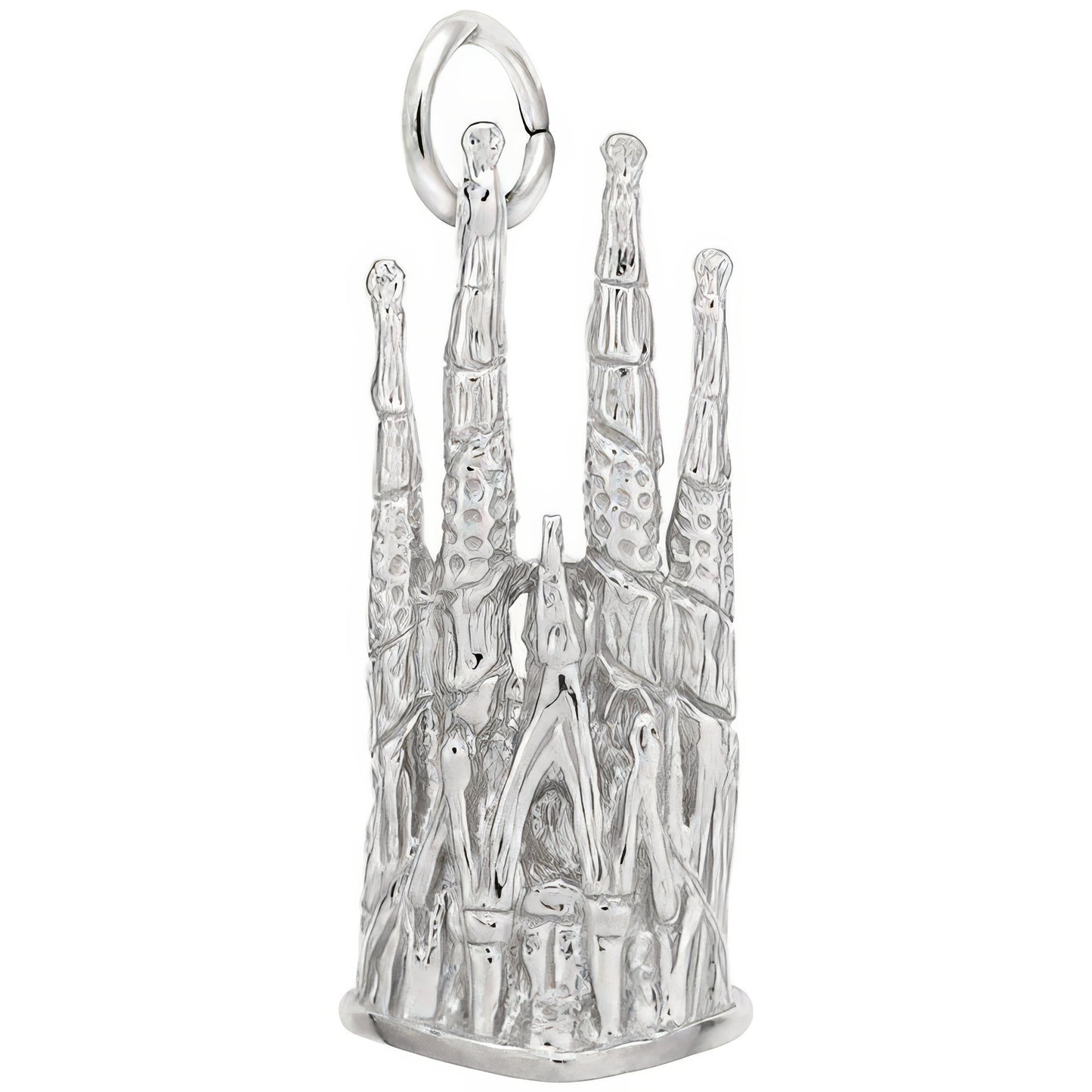 La Sagrada Familia Charm - Metal - Gold-Plated Sterling Silver