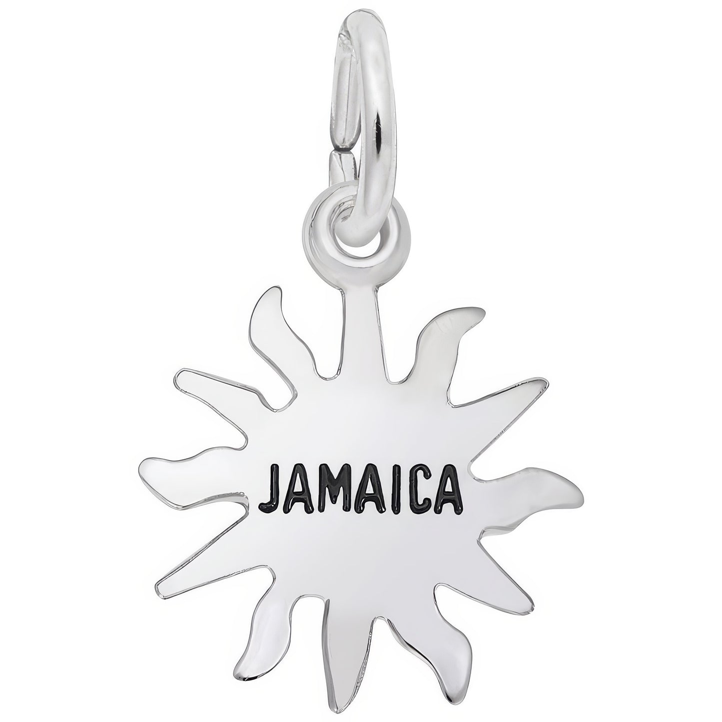 Jamaica Sun Small Charm - Metal - Sterling Silver