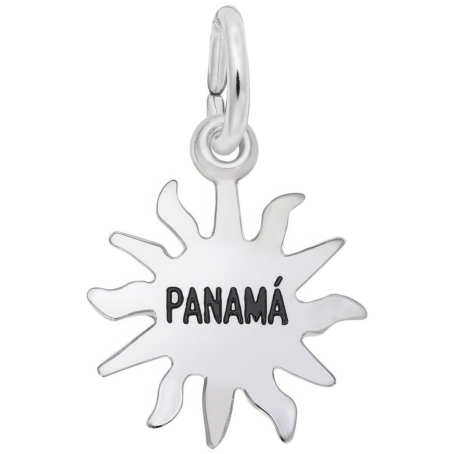 Panama Sun Small Charm - Metal - Sterling Silver