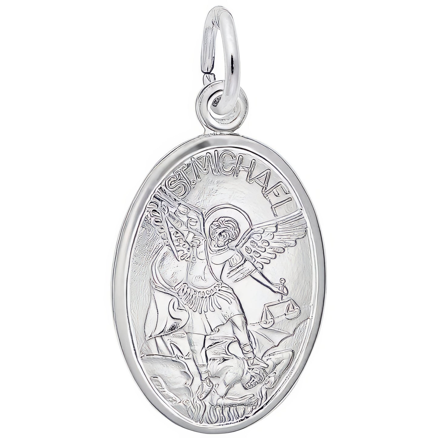 Sterling Silver Saint Michael Charm