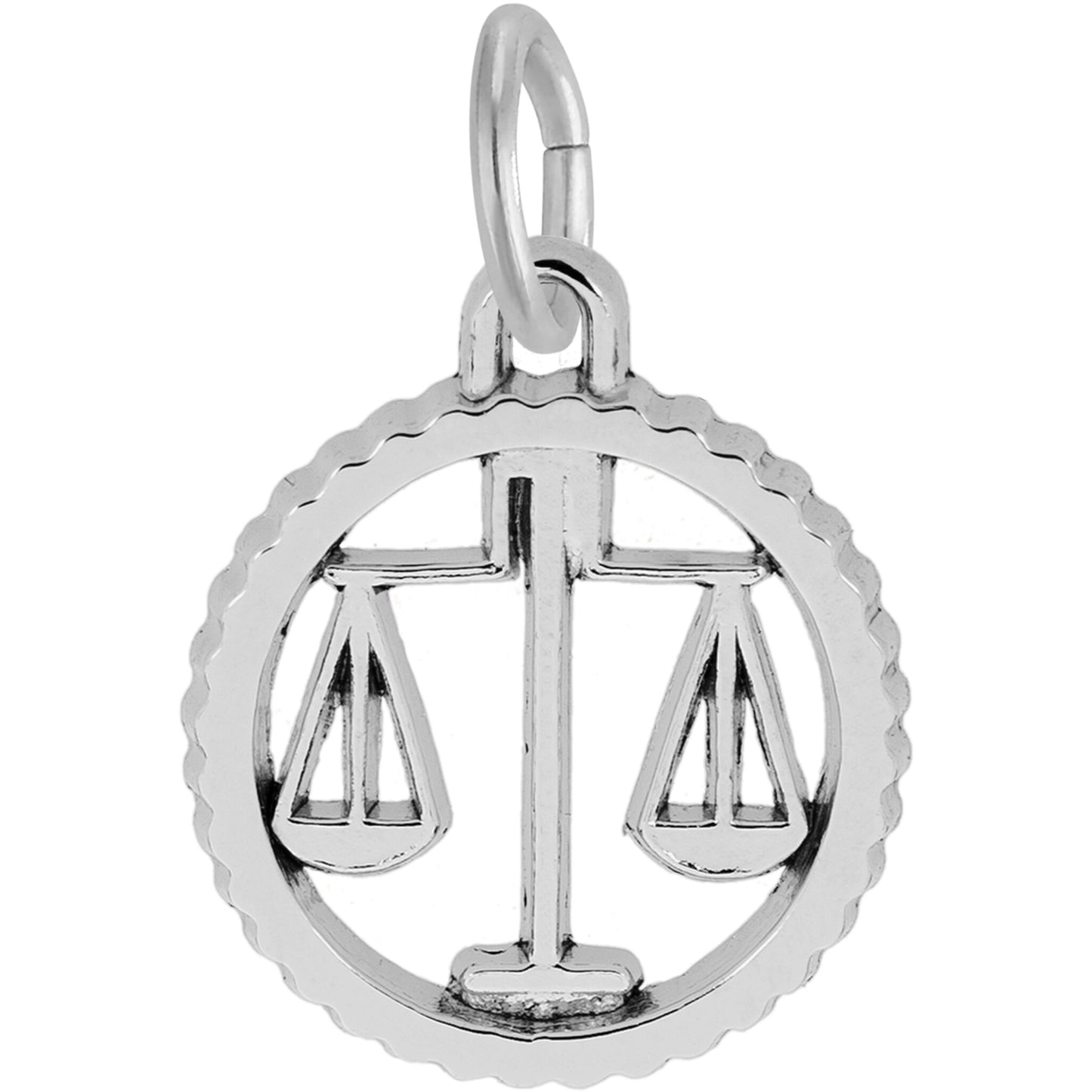 Libra Charm, Sterling Silver