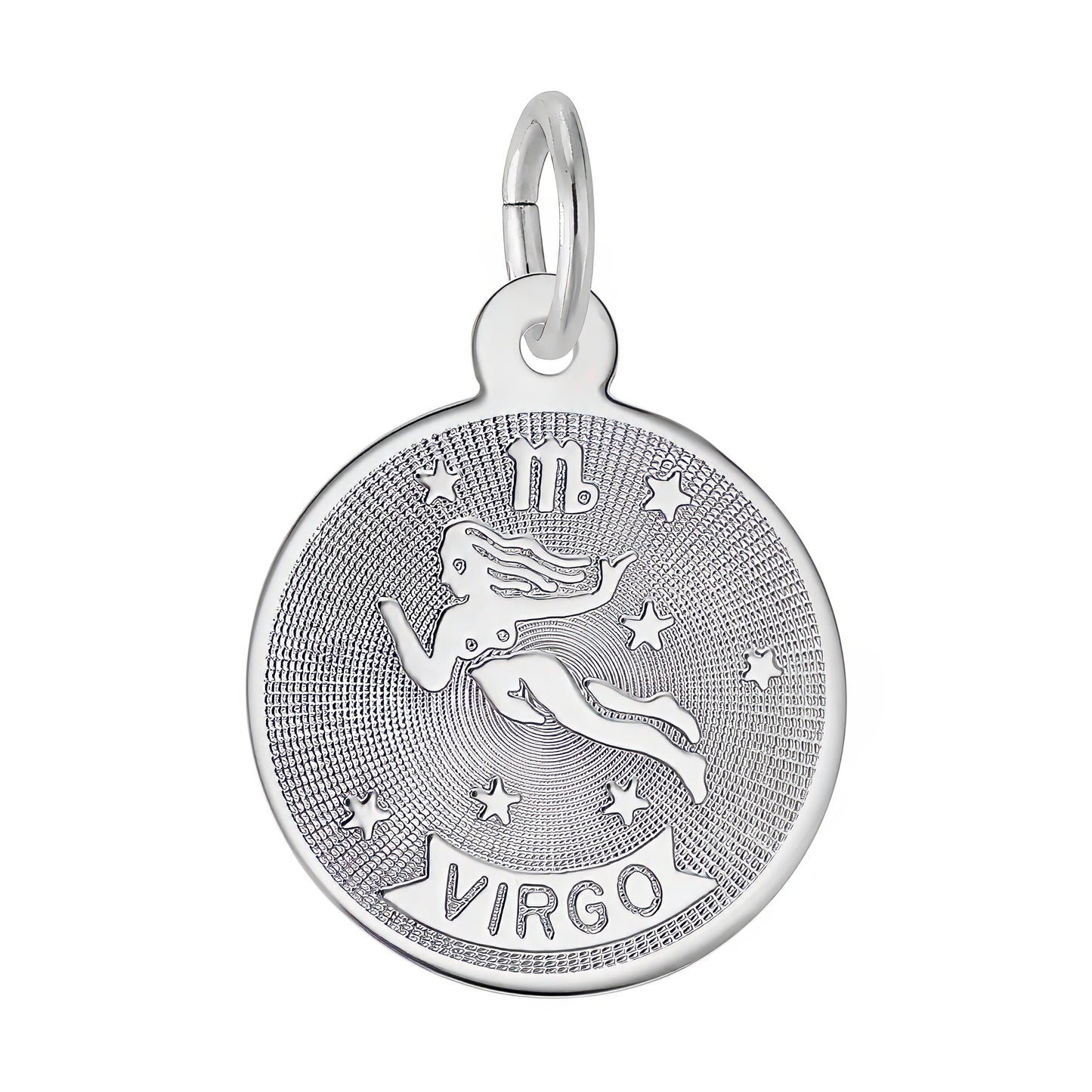 Virgo Charm, Sterling Silver
