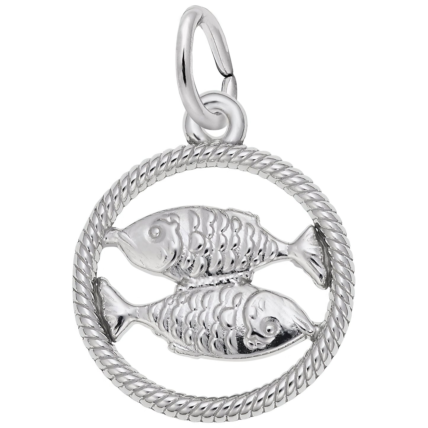 Charms Sterling Silver Zodiac Pisces Charm