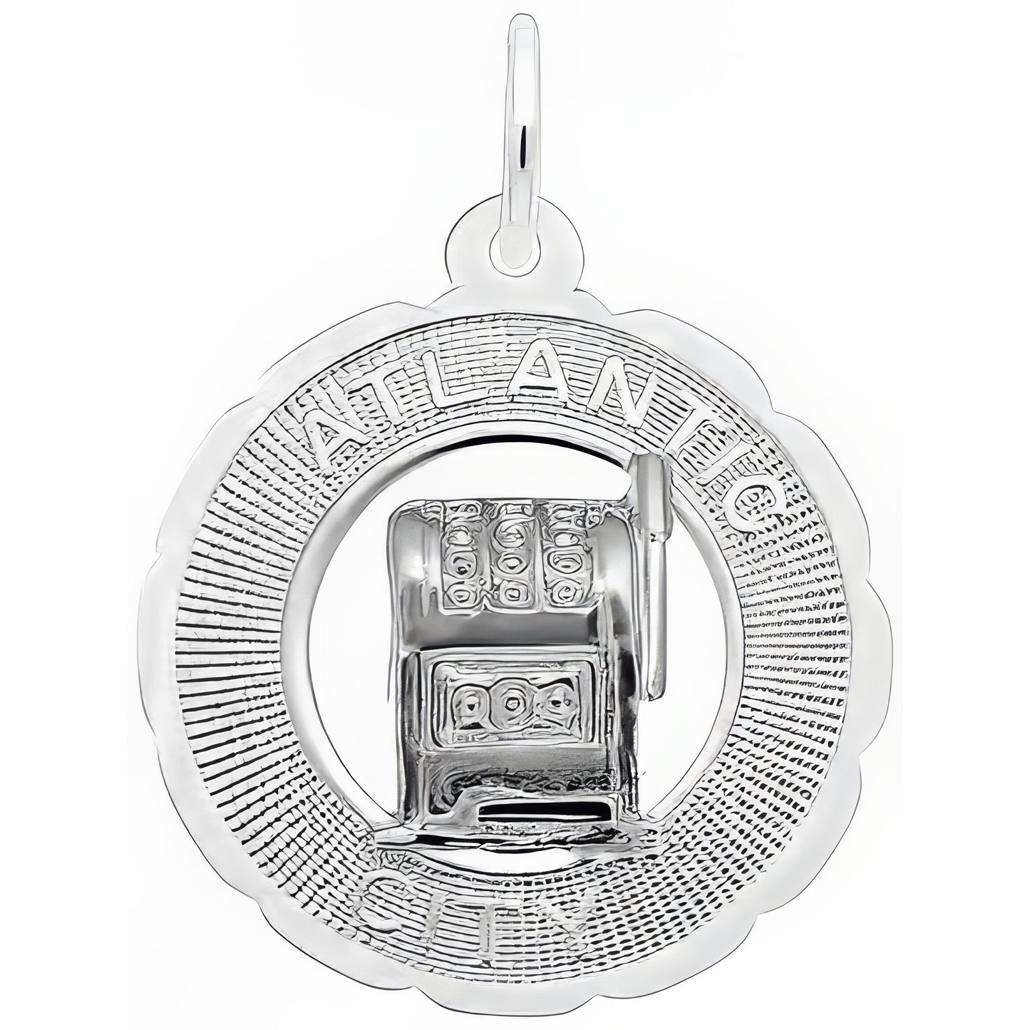 Atlantic City Charm - Metal - Sterling Silver