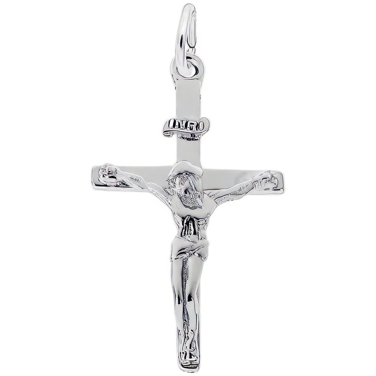 Cross Charm, Sterling Silver