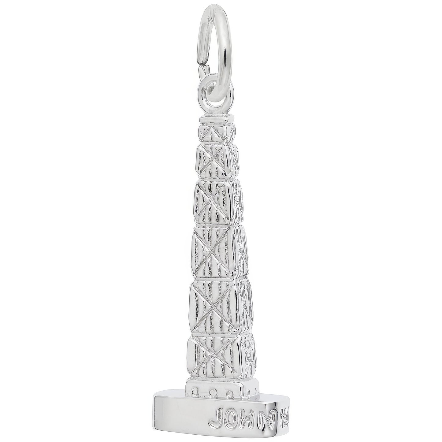 John Hancock Center Charm - Metal - Sterling Silver