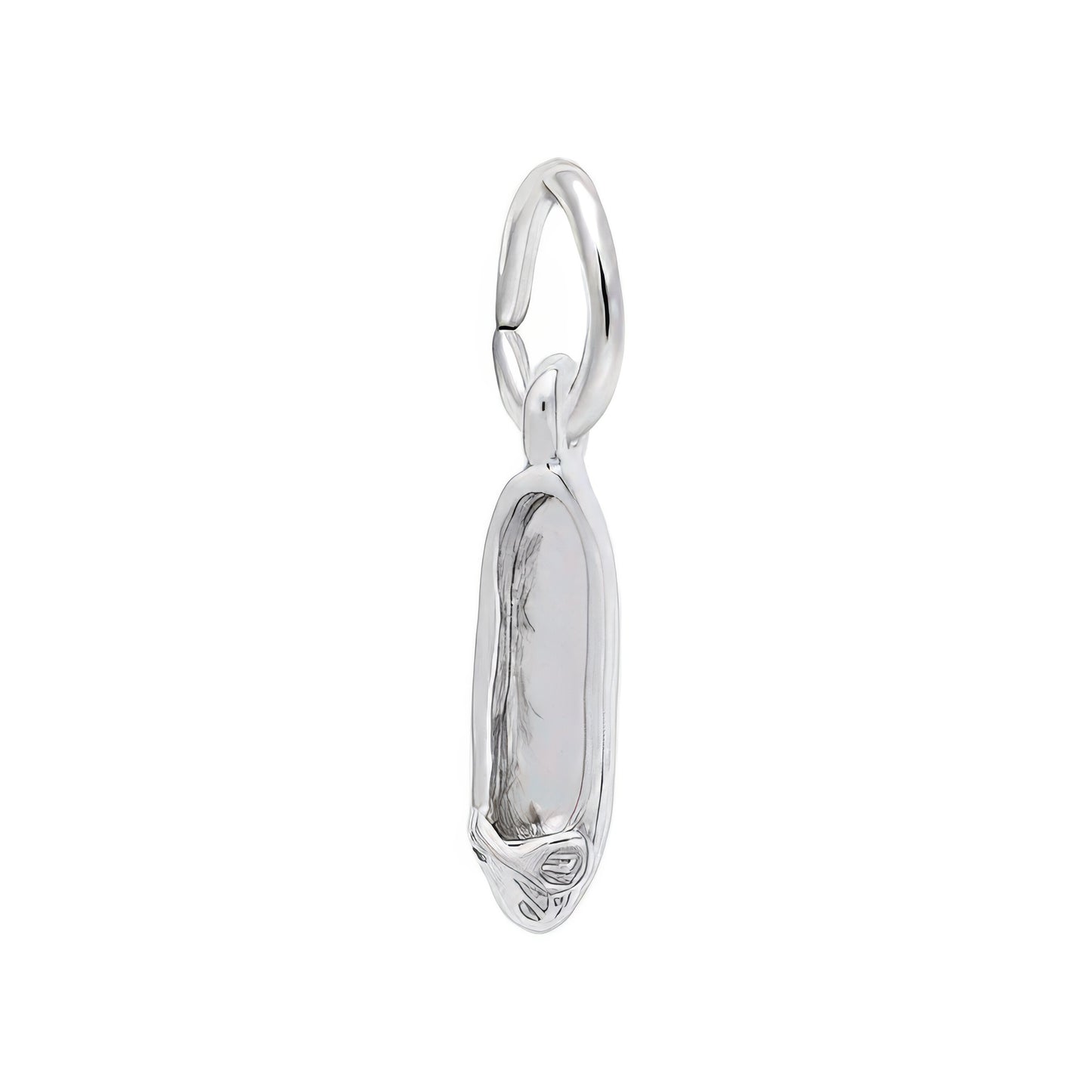 Ballet Shoe Charm - Metal - Sterling Silver