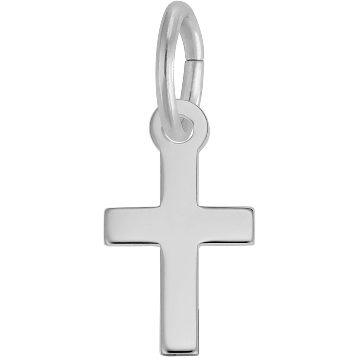 Classic Cross Charm - Metal - Sterling Silver