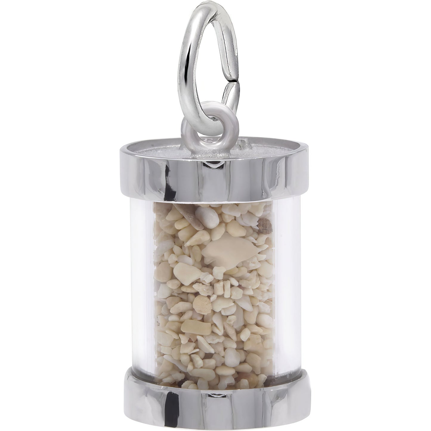 Bahamas Sand Capsule Charm - Metal - Sterling Silver