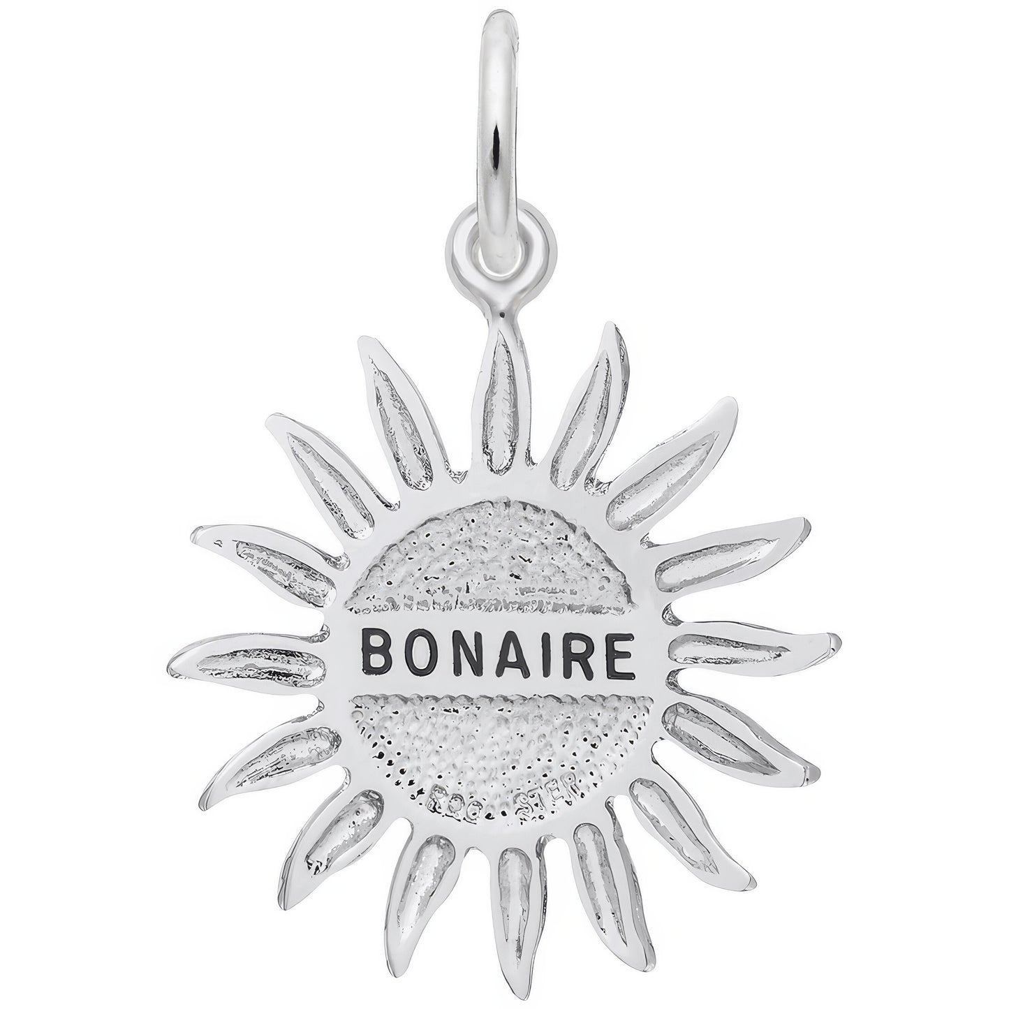 Bonaire Sun Large Charm - Metal - Sterling Silver