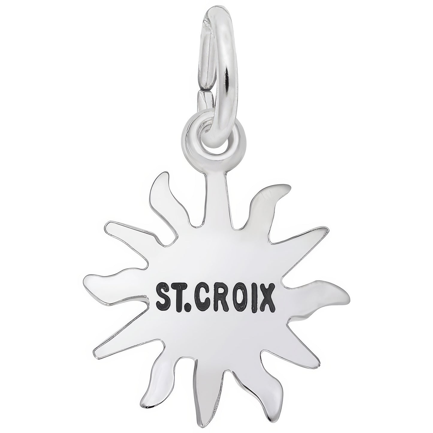 St. Croix Sun Small Charm - Metal - Sterling Silver