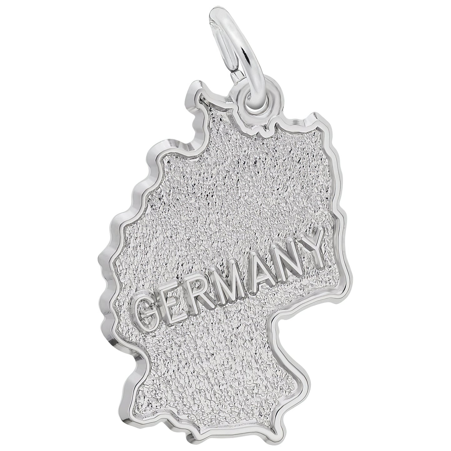 Sterling Silver Germany Map Charm