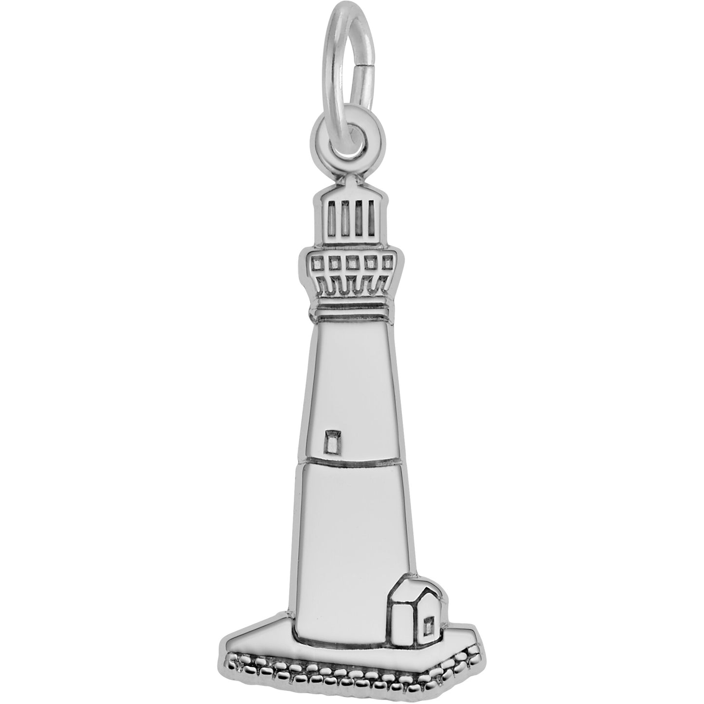 Barnegat, NJ Lighthouse Charm - Metal - Sterling Silver