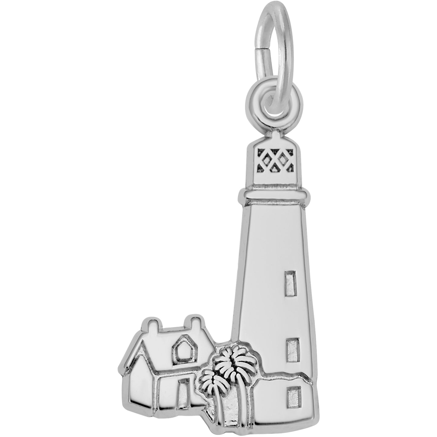 Cape Florida Lighthouse Charm - Metal - Sterling Silver