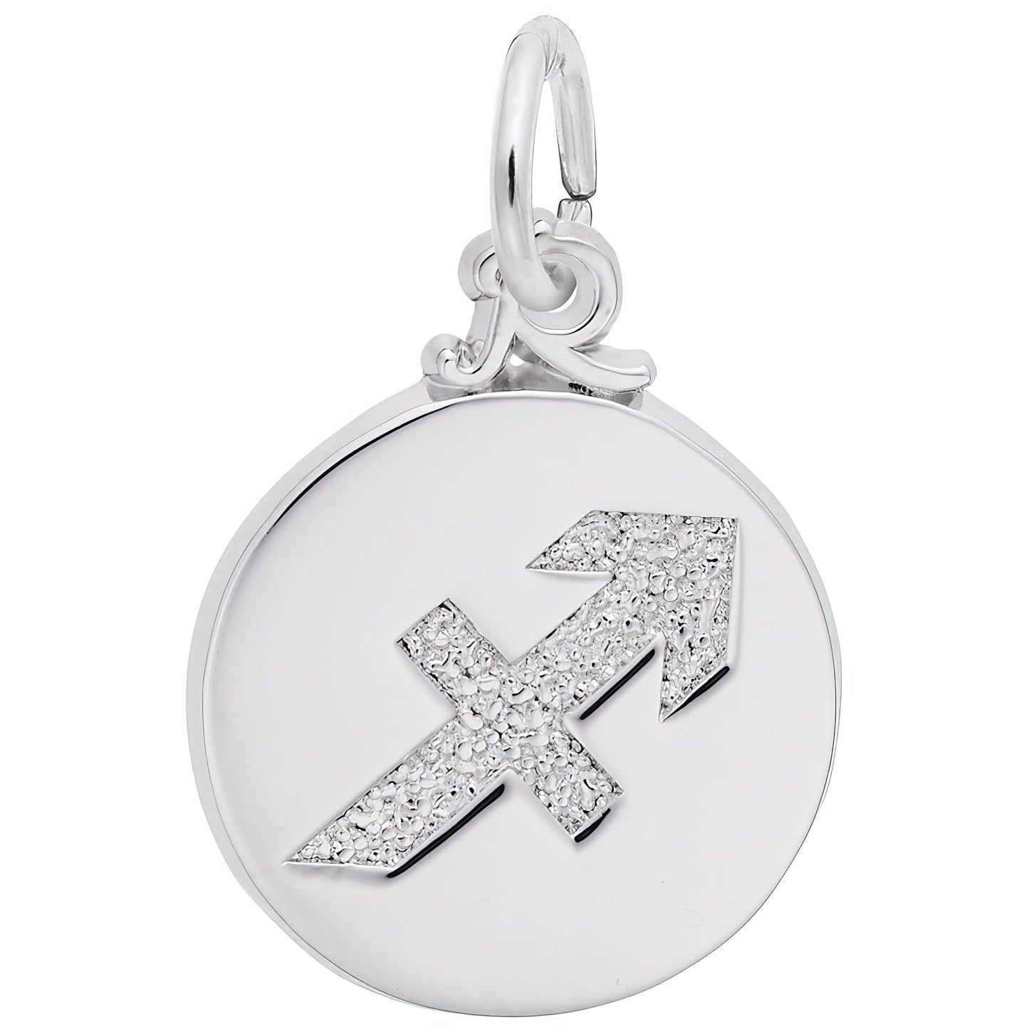 Sagittarius Symbol of The Sky Charm - Metal - Sterling Silver