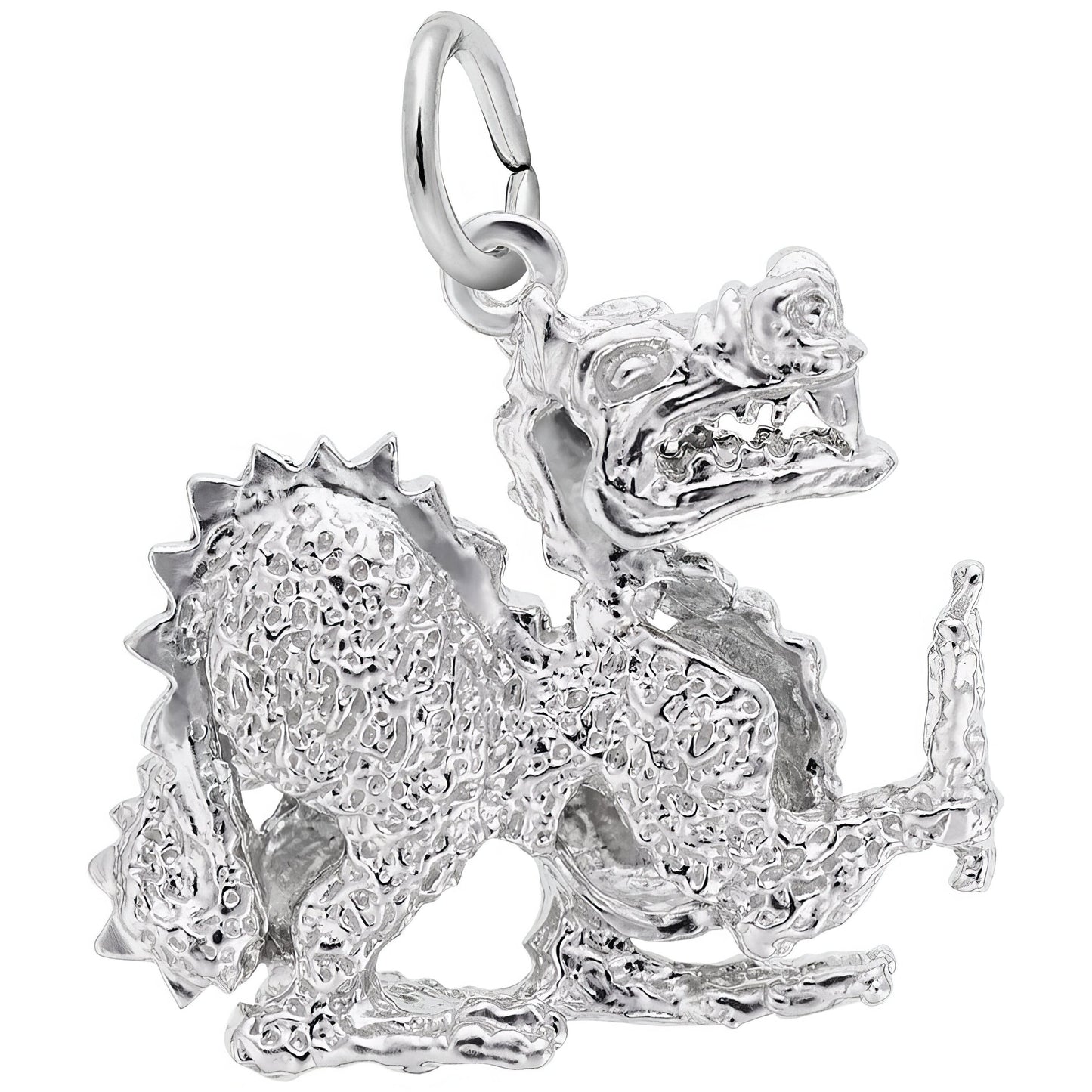 Chinese Dragon Charm - Metal - Sterling Silver