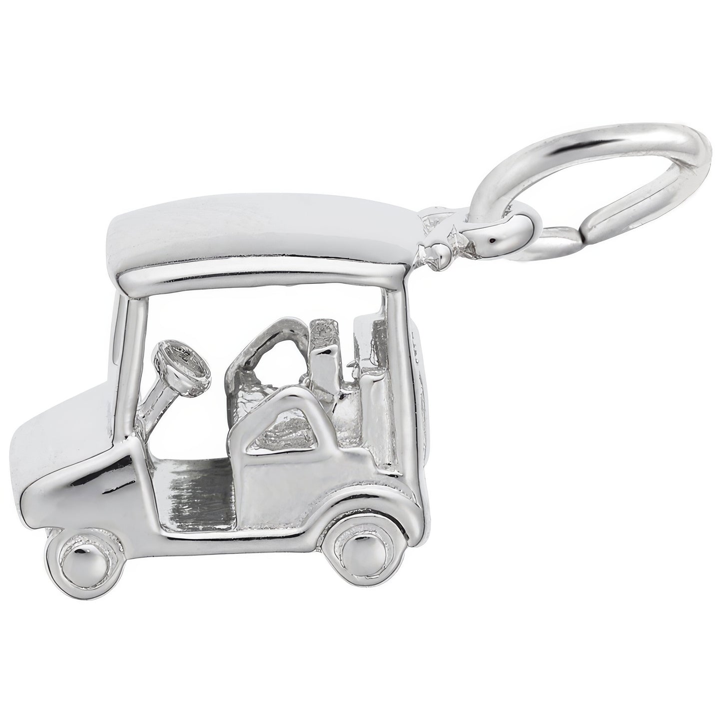 Sterling Silver Golf Cart Charm