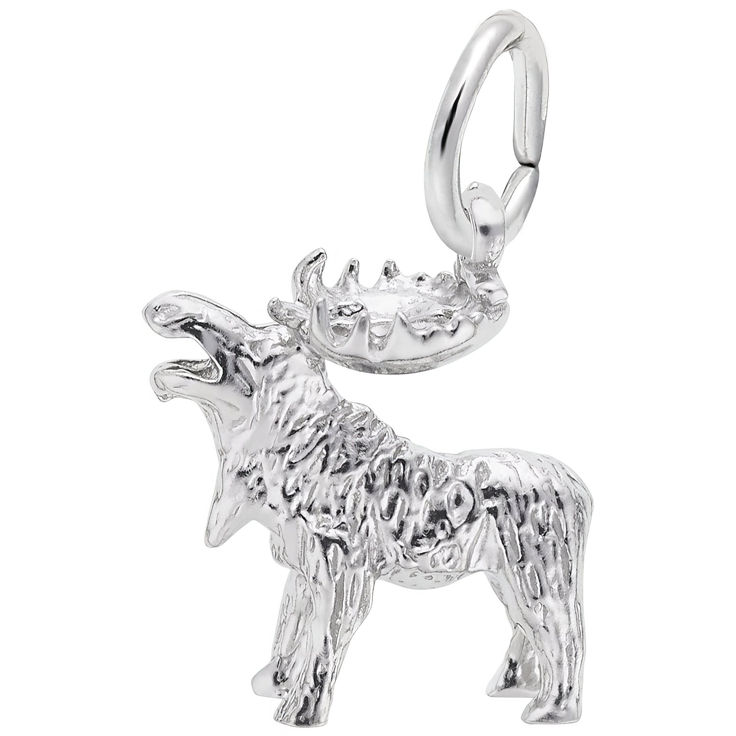 Charms Sterling Silver Moose Charm