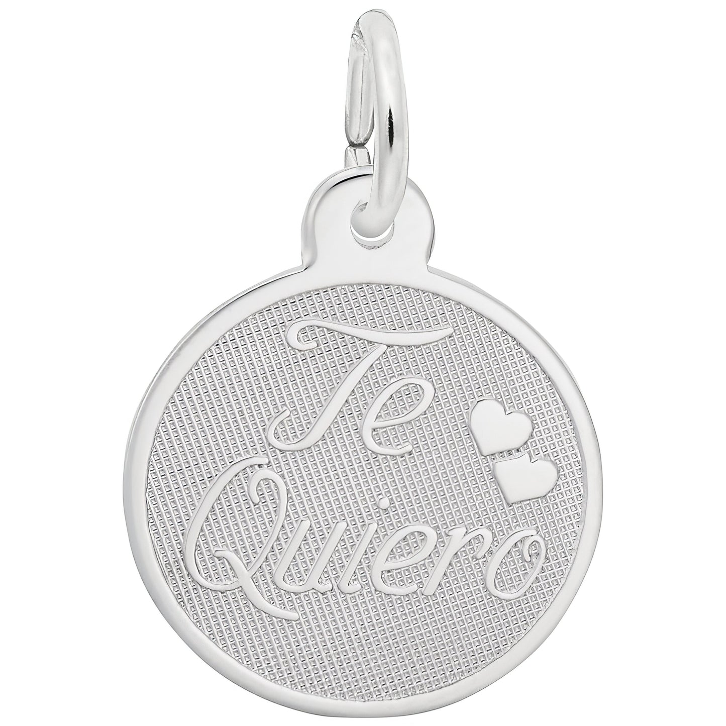 Te Quiero Charm - Metal - Sterling Silver