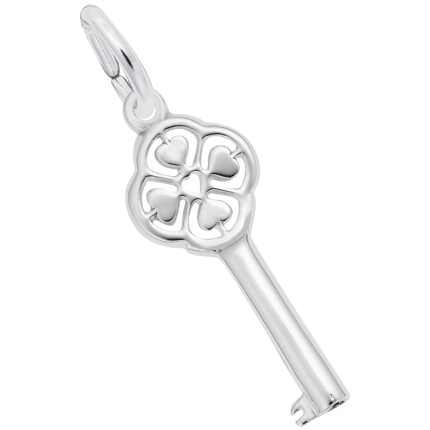 Sterling Silver Key to My Heart Charm