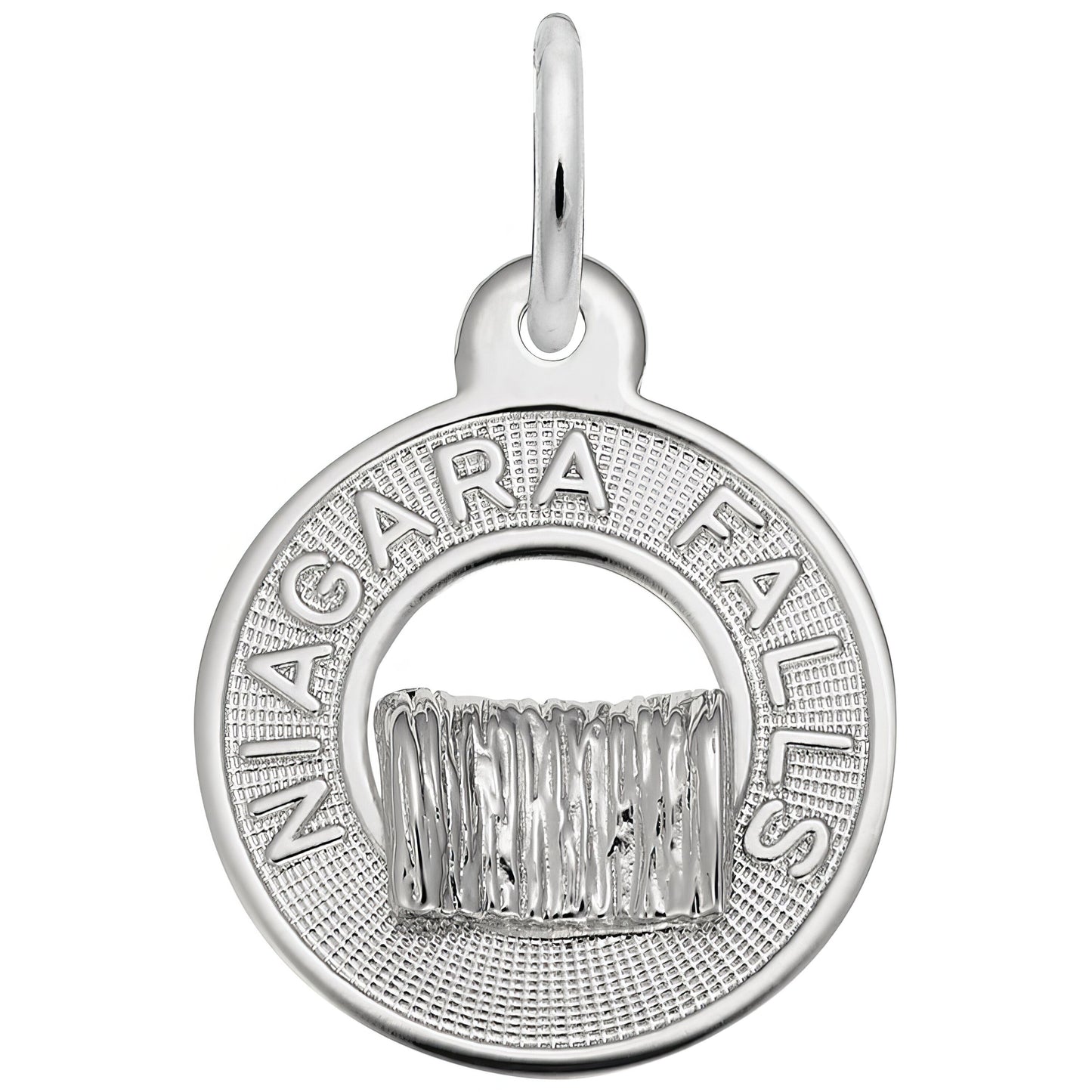 Niagara Falls Ring Charm - Metal - Sterling Silver