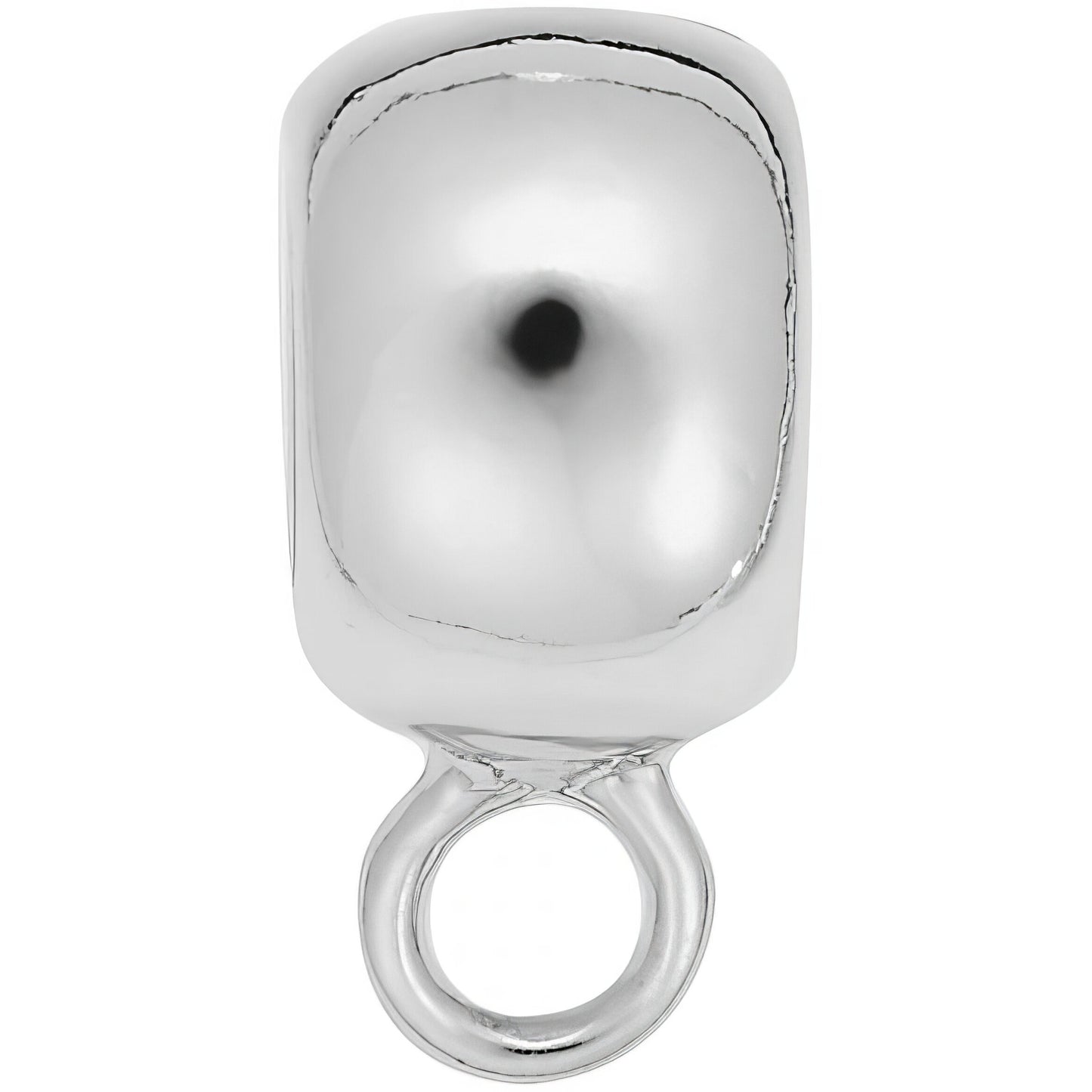 Sterling Silver Wide Rounded Classic CharmDrop