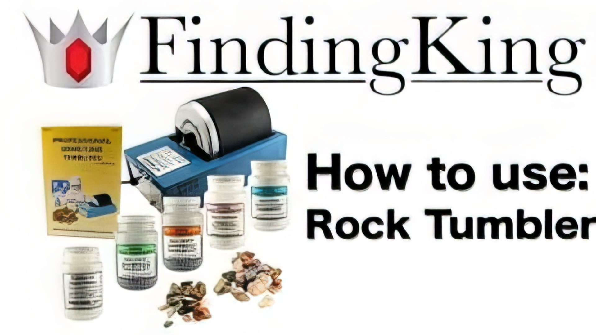 Load video: How to use a rock tumbler to polish rocks.