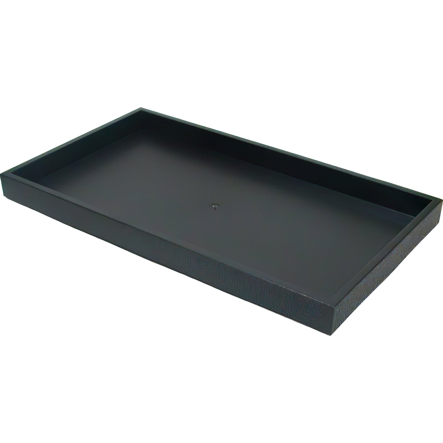 6 Black Plastic Jewelry Case Stacking Display Trays