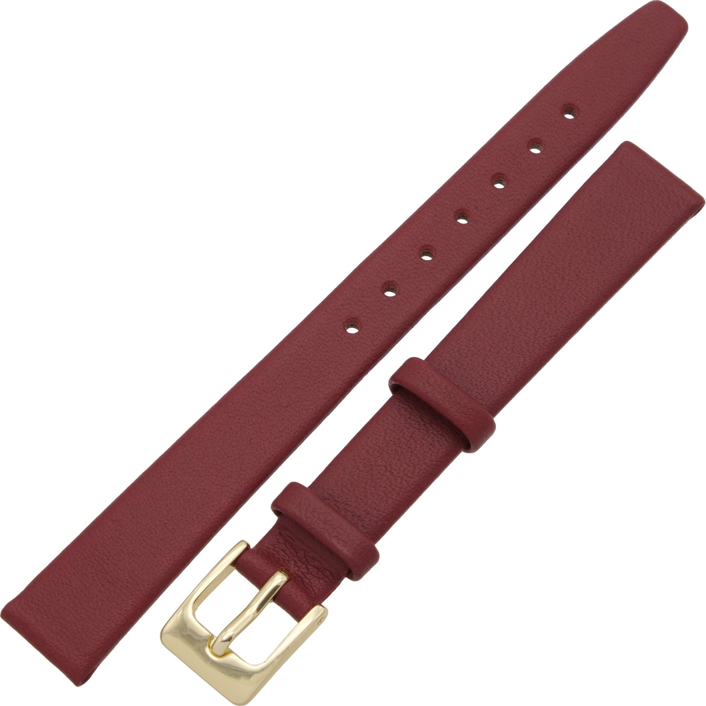Red Leather Watchband for Mickey or Minnie Watch 12mm