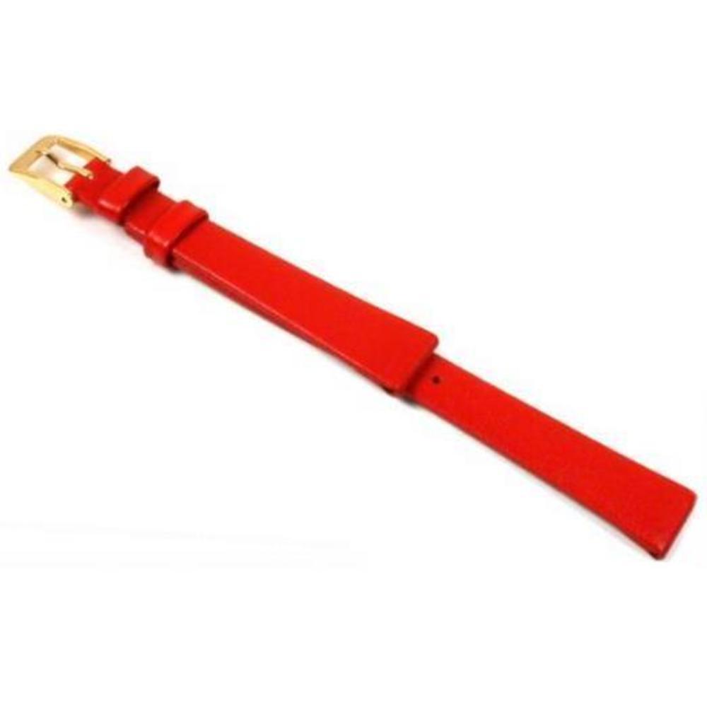 Red Leather Watchband for Mickey or Minnie Watch 14mm